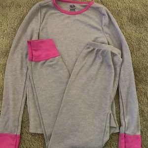 Fruit Of The Loom Girls Thermal Set
